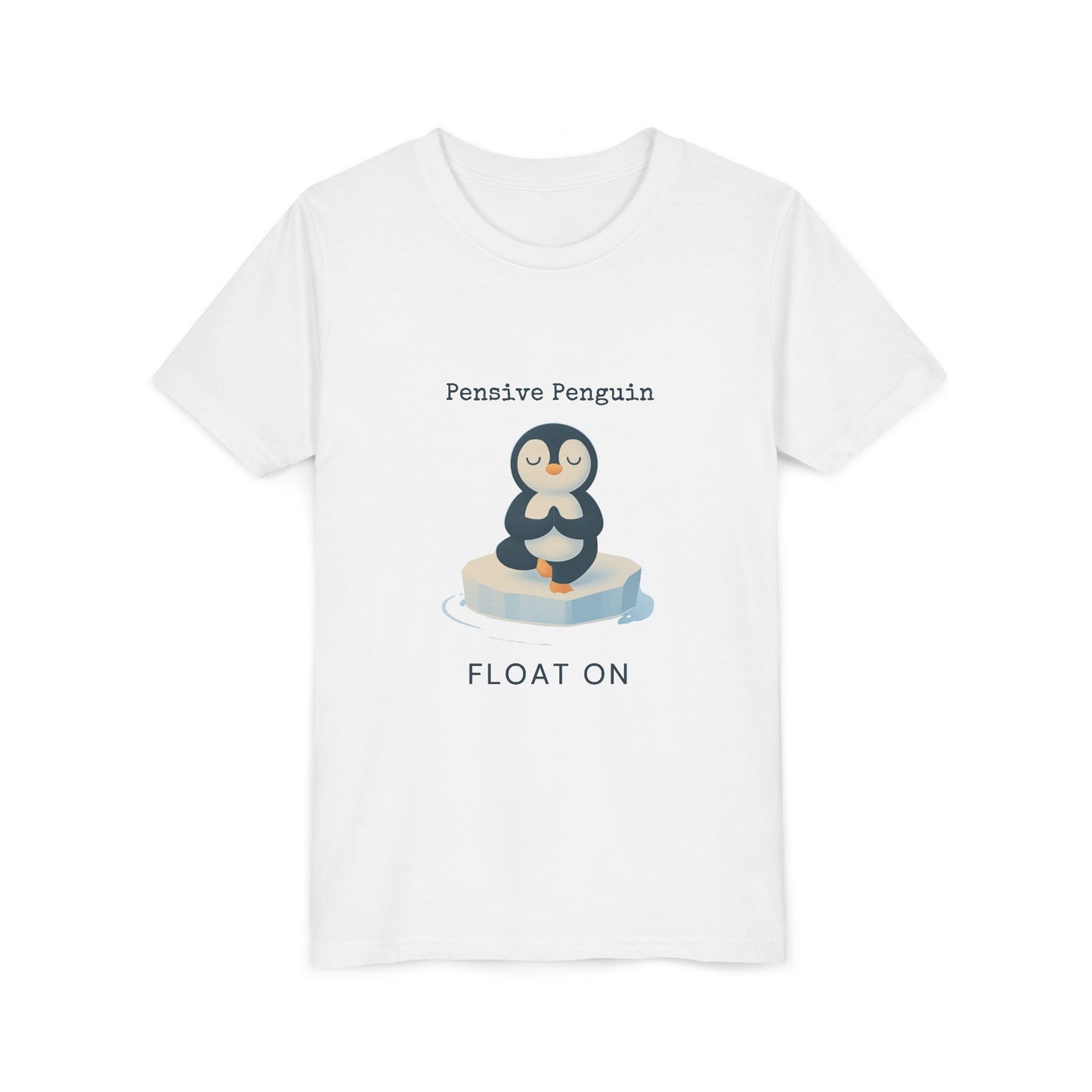 Pensive Penguin Youth Tee, Float On Tee