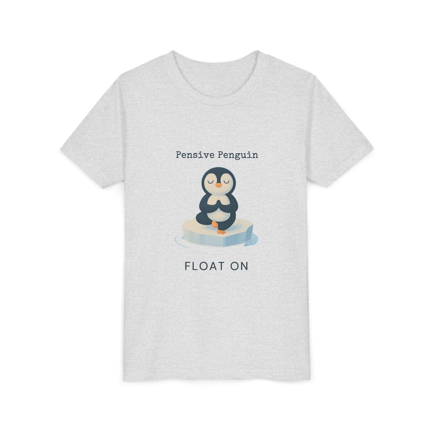 Pensive Penguin Youth Tee, Float On Tee