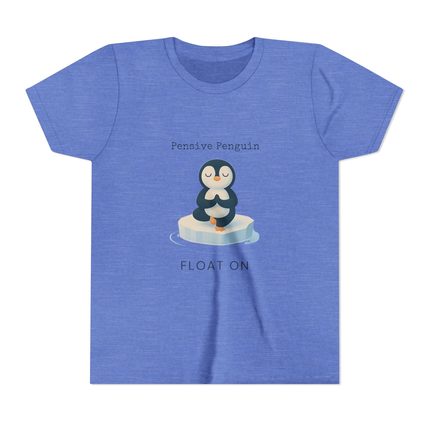 Pensive Penguin Youth Tee, Float On Tee