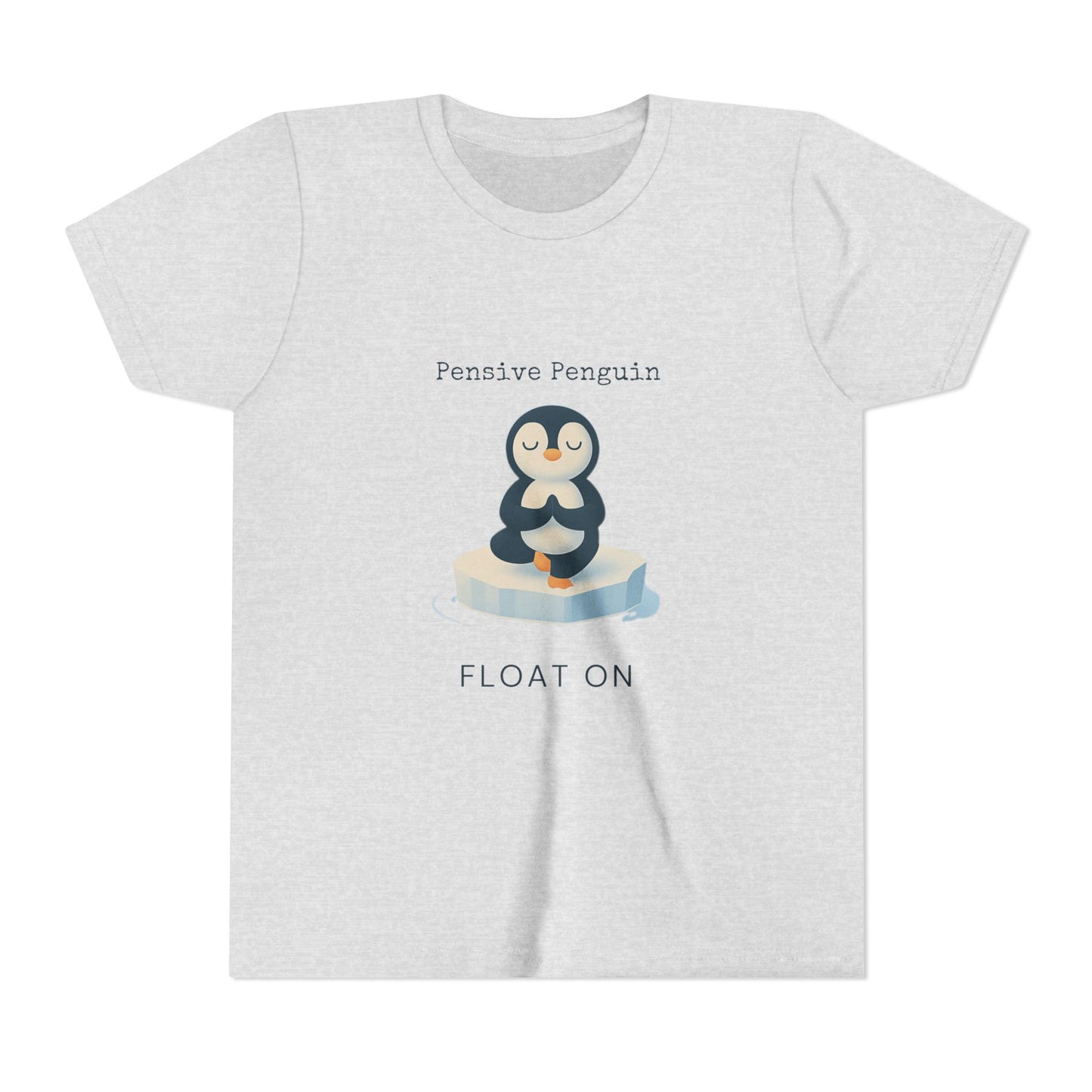 Pensive Penguin Youth Tee, Float On Tee