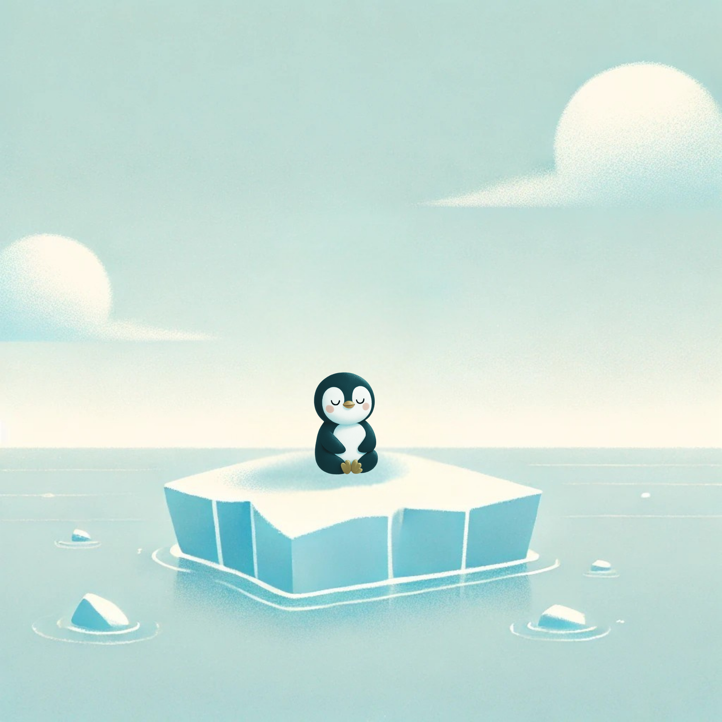 Pensive Penguin: The Floating Path
